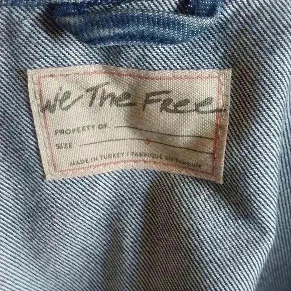 FREE PEOPLE NOW OR NEVER DENIM JACKET SIZE S - Picture 8 of 12